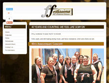 Tablet Screenshot of fortissima.org
